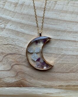 Crescent Moon Necklace (Gold)