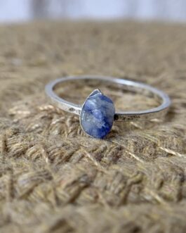 Blue Sodalite Ring (Silver)